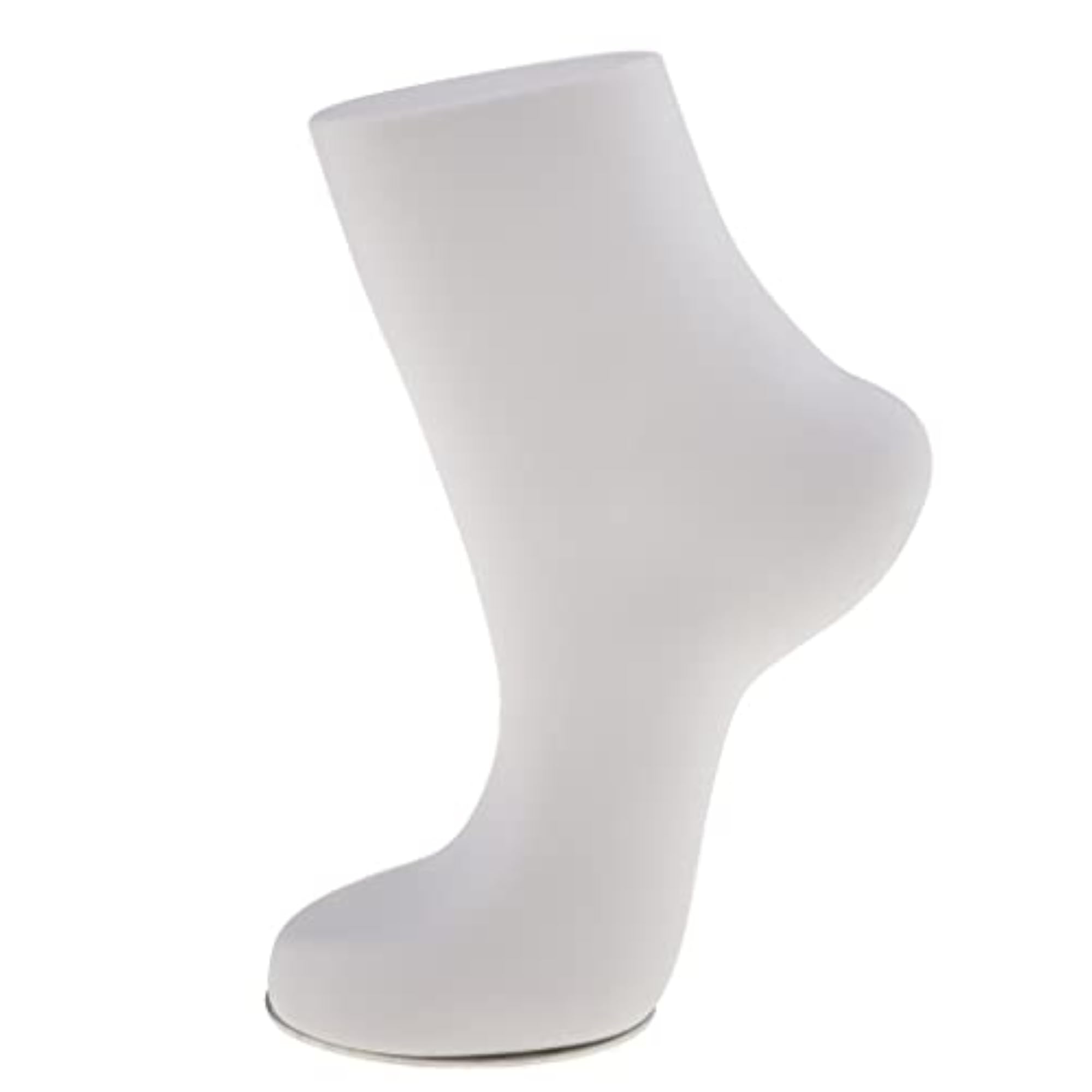 Adult Unisex PVC Mannequin Foot Display Socks, Medium